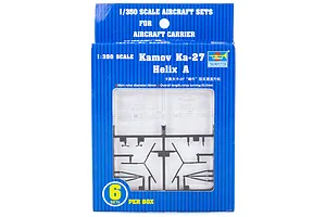 Trumpeter 1/350 Kamov Ka-27 Helix A Helicopter (6Pcs) for Aircraft Carrier Scaled Plastic Model Kit image 30856