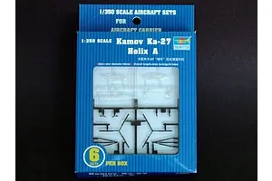Trumpeter 1/350 Kamov Ka-27 Helix A Helicopter (6Pcs) for Aircraft Carrier Scaled Plastic Model Kit image 30857