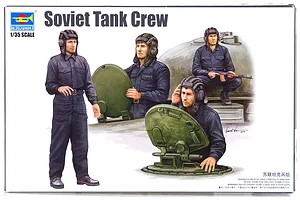 Trumpeter 1/35 Soviet Tank Corps Crew Scaled Plastic Model Kit image 30860