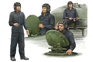 Trumpeter 1/35 Soviet Tank Corps Crew Scaled Plastic Model Kit image 30861