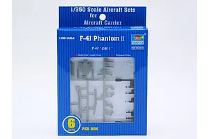 Trumpeter 1/350 F-4J Phantom II Aircraft Sets (6Pcs) for Aircraft Carrier Scaled Plastic Model Kit image 30865