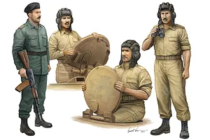 Trumpeter 1/35 Iraqi Tank Crew Scaled Plastic Model Kit image 30871