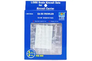Trumpeter 1/350 EA-6B Prowler Aircraft Sets (6Pcs) for Aircraft Carrier Scaled Plastic Model Kit image 30876