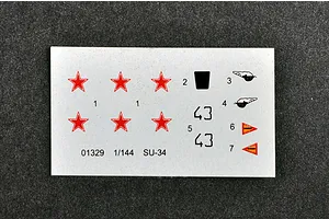 Trumpeter 1/144 SU-34 Strike Flanker Jet Scaled Plastic Model Kit image 30884