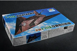 Trumpeter 1/144 F-117A Nighthawk Jet Scaled Plastic Model Kit image 30933
