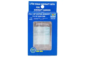 Trumpeter 1/700 F/A-18F Super Hornet Aircraft Sets (12Pcs) for Aircraft Carrier Scaled Plastic Model Kit image 31014