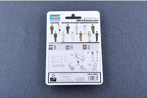 Trumpeter 1/200 WWII US Military Accepted Germany Surrender Characters image 31026