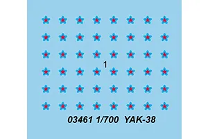 Trumpeter 1/700 YAK-38 Aircraft Sets (12Pcs) for Aircraft Carrier Scaled Plastic Model Kit image 4