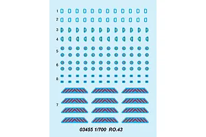 Trumpeter 1/700 IMAM Ro.43 Aircraft Sets (12Pcs) for Aircraft Carrier Scaled Plastic Model Kit image 31057