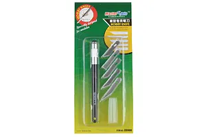 Trumpeter Master Tools Hobby Craft Modellers Knife w/ Assorted Blades image 31071