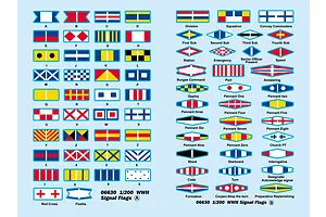 Trumpeter 1/200 WWII Signal Flags Decal Set image 31096