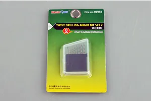 Trumpeter Master Tools 1.0, 1.1, 1.2, 1.3, 1.4, 1.5, 1.6, 1.7mm Craft Drill Set image 31108