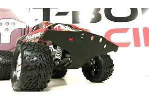 T-Bone Racing Black Traxxas Stampede 2WD Wide Front Basher Bumper image 31205