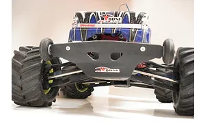 T-Bone Racing Black Traxxas E-Maxx Rear Wide Monster Bumper image 31343