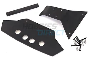 T-Bone Racing Black Traxxas 1/10 Summit Front 3Pcs Basher Bumper Kit image 31499