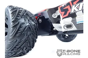 T-Bone Racing Black ARRMA Kraton Rear A-Skids & Mud Guard for Suspension Arm Set image 31639