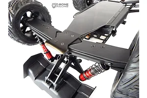 T-Bone Racing Black ARRMA Kraton Rear Suspension Arm Flat A-Skids Set image 31644