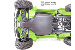 T-Bone Racing Black Axial Yeti Score Trophy Chassis Skid Plate Set image 31730