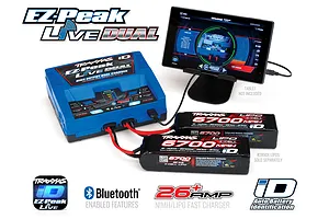 Traxxas Ez-Peak Live Dual 26Amp NiMH/LiPo ID Bluetooth Fast Charger image 31941