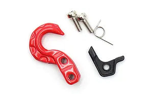 Yeah Racing 1/10 Red Aluminium Winch Hook w/ Safety Latch image 32032