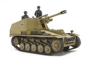 Tamiya 1/35 German Wespe Self-Propelled Howitzer (Italian Front) Scaled Plastic Model Kit image 32110