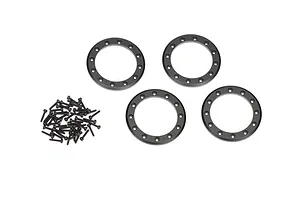 Traxxas Black Aluminium 2.2" Beadlock Rings 4pc image 32320