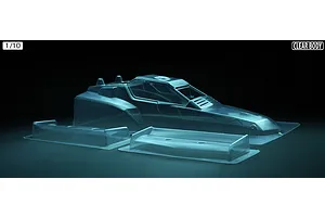 Tamiya 1/10 Hornet Clear Unpainted Body Shell Set image 32360