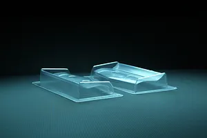 Tamiya 1/10 Hornet Clear Unpainted Body Shell Set image 32362