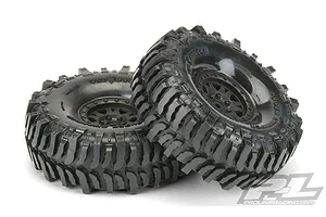 Pro-Line 1.9" Interco Bogger G8 Rock Crawler Tyres On Black Impulse Internal Bead-Loc Rims 2Pcs image 32418