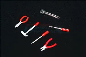 GPM 1/10 Scaled Metal Tool Set