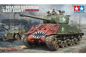 Tamiya 1/35 U.S. M4A3E8 Easy Eight Sherman Tank Scaled Plastic Model Kit image 32500