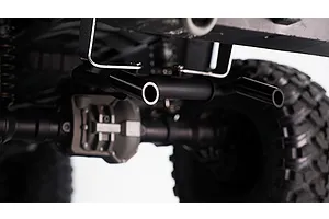 Yeah Racing TRX-4 Black Metal Exhaust Pipe Set image 32742