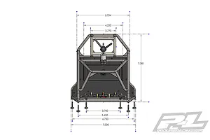 Pro-Line 1/10 Crawler Back-Half Roll Cage Set image 32768