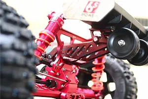 GPM Red Aluminium Wheel Bar w/ Wing Mount image 33136