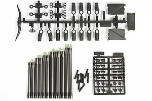 Axial Aluminium Upper and Lower Rear Links Set for SCX10 II (80mm, 94mm, 101.5mm) image 1