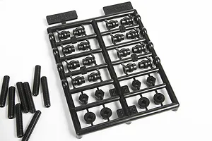 Axial Aluminium Upper and Lower Rear Links Set for SCX10 II (80mm, 94mm, 101.5mm) image 3
