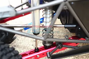 GPM UDR Stainless Steel 206mm Rear Upper Suspension Link 2Pcs image 33182