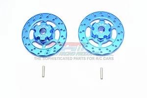 GPM UDR Blue Aluminium +3mm Brake Disc Wheel Hex 2Pcs image 33197