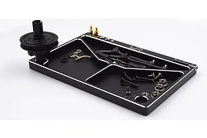 Yeah Racing Black Aluminium 145x95x9mm Parts Tray image 33244