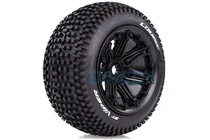 Louise 4.7/5.5" ST-Viper Tyres on Black Spoke Rims - Beadlocked Wheels 2Pcs image 33298