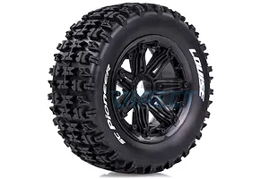 Louise 4.7/5.5" SC-Pioneer Tyres on Black Spoke Rims - Beadlocked Wheels 2Pcs image 33304