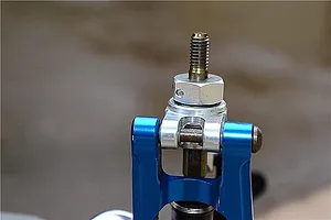 GPM Blue Aluminium Traxxas Slash 4x4 12mm Hex 4Pcs w/ Axle Pins image 33404