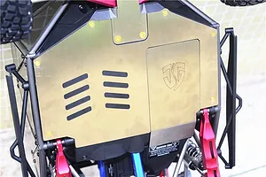 GPM UDR Stainless Steel Centre Chassis Skid Plate Set image 33453