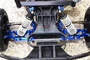GPM Blue Aluminium Traxxas Slash 2WD Front Lower Suspension Arms 2Pcs w/ Pins image 33488
