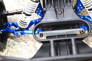 GPM Blue Aluminium Traxxas Slash 2WD Front Lower Suspension Arms 2Pcs w/ Pins image 33489