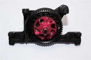 GPM Black Aluminium Traxxas Slash 4x4 Spur Gear Adapter image 33541