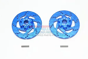 GPM UDR Blue Aluminium +1mm Brake Disc Wheel Hex 2Pcs image 33571