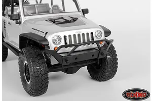 RC4WD Black SCX10 Front Jeep JK Rampage Recovery Bumper image 33600