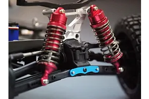 GPM Blue Aluminium Traxxas Slash 4x4 Front Tie Bar image 33636