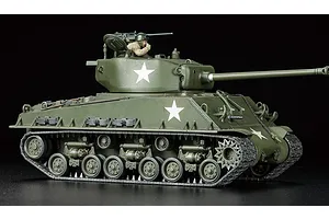 Tamiya 1/48 U.S. M4A3 Sherman Tank Scaled Plastic Model Kit image 33731